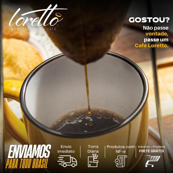 Imagem de Café Torrado e Moído Arábica Bourbon Amarelo Loretto 500g