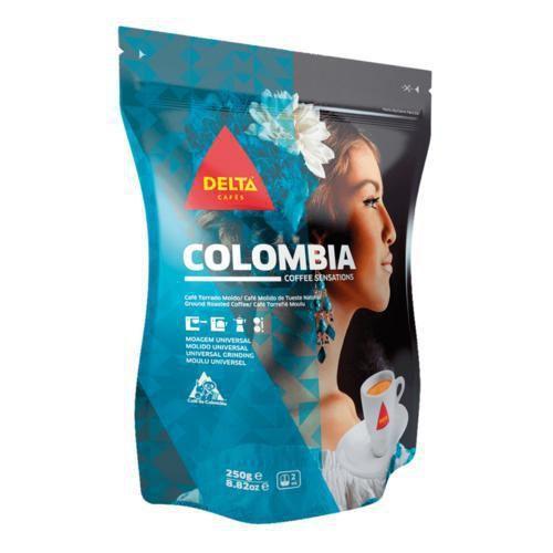 Café Torrado E Moído Delta Colômbia 250G - Delta Cafés Imagem de Café Torrado E Moído Delta Colômbia 250G