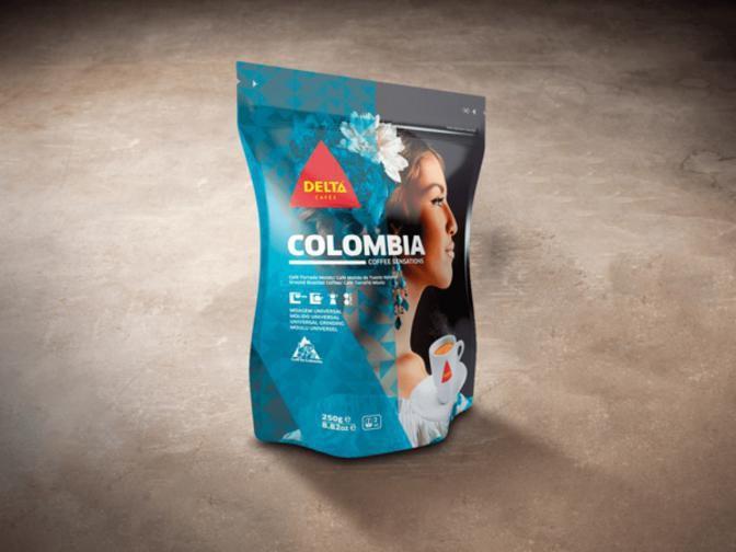 Café Torrado E Moído Delta Colômbia 250G - Delta Cafés Imagem de Café Torrado E Moído Delta Colômbia 250G