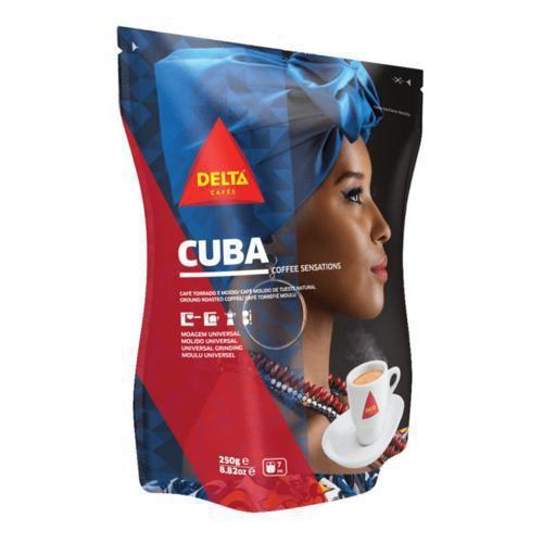 Café Torrado E Moído Delta Cuba 250G - Delta Cafés Imagem de Café Torrado E Moído Delta Cuba 250G