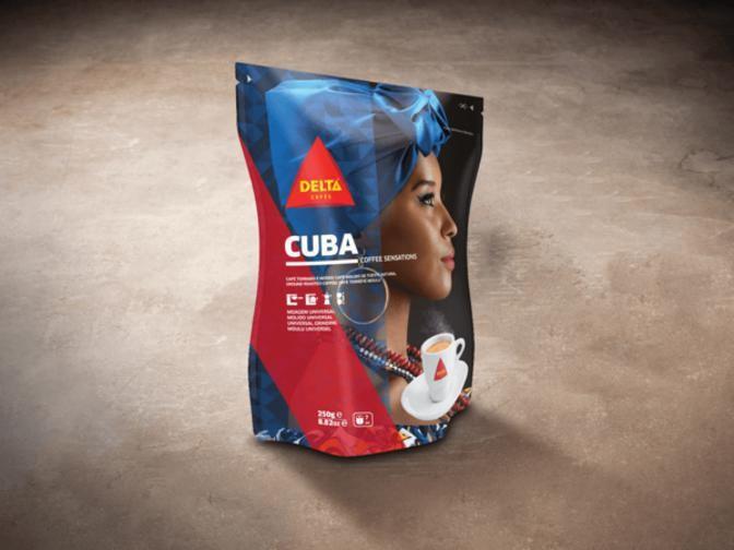 Café Torrado E Moído Delta Cuba 250G - Delta Cafés Imagem de Café Torrado E Moído Delta Cuba 250G