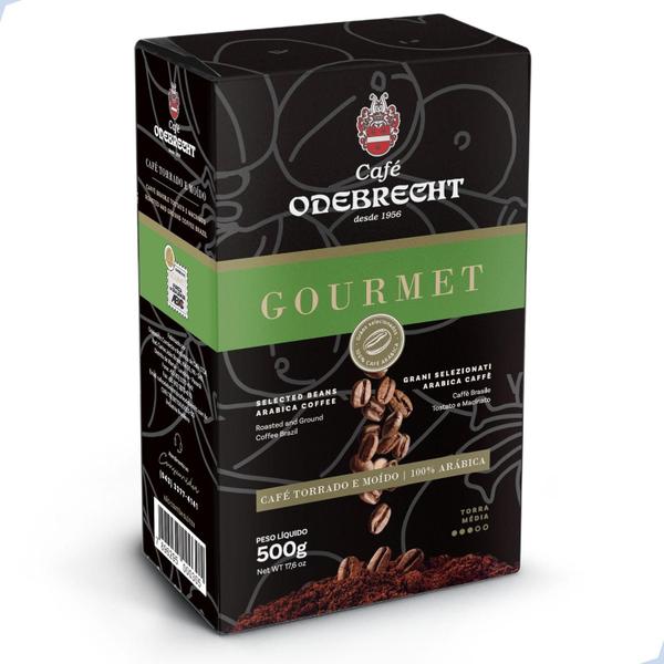 Imagem de Cafe Torrado E Moido Odebrecht Gourmet Graos Arabica 500g