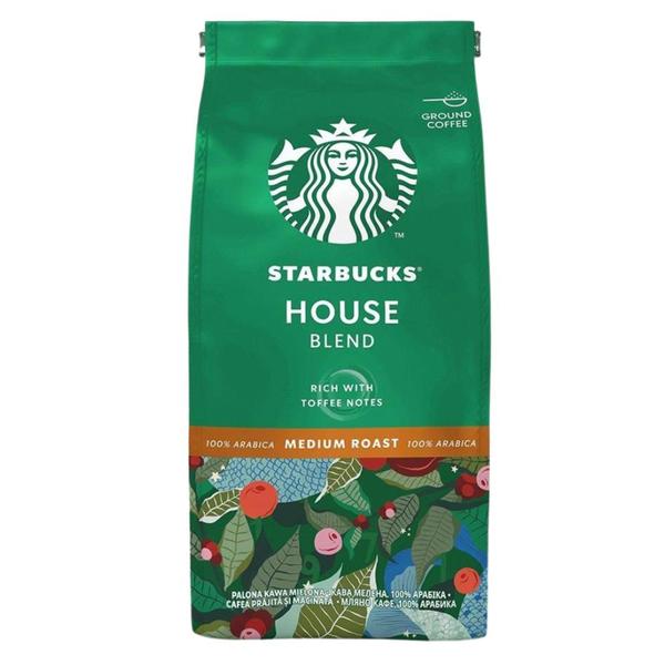 Café Torrado E Moído Starbucks House Blend Torra Média Sachê 250g Imagem de Café Torrado E Moído Starbucks House Blend Torra Média Sachê 250g