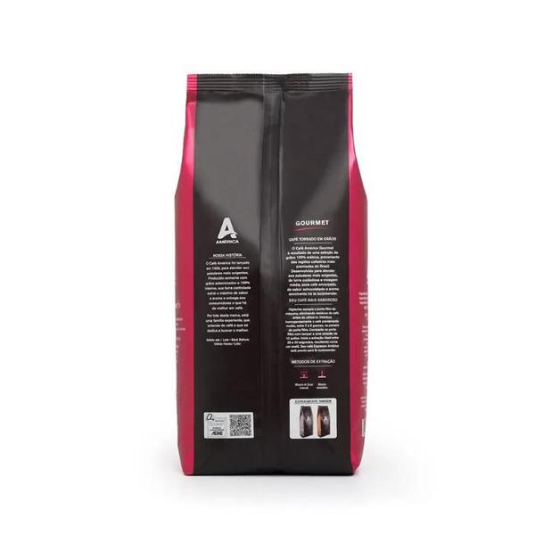 CAFÉ TORRADO EM GRÃO AMÉRICA GOURMET 1kg Imagem de CAFÉ TORRADO EM GRÃO AMÉRICA GOURMET 1kg