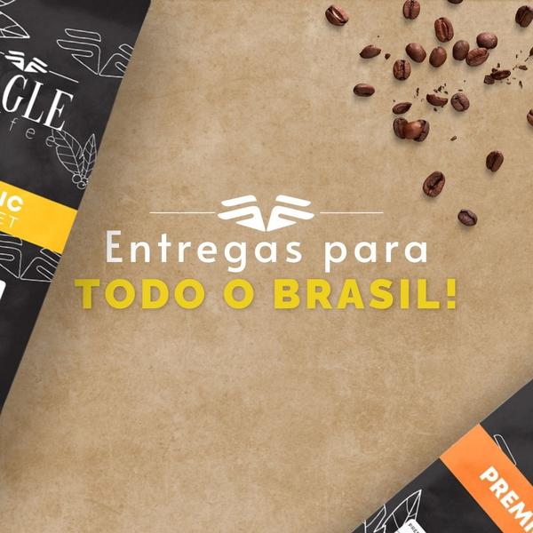 Imagem de Café Torrado Grãos Gourmet Espresso 100% Arábica 500g Minas