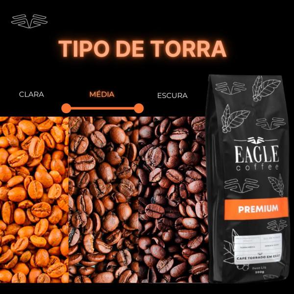 Imagem de Café Torrado Grãos Premium Espresso 1Kg Sul de Minas