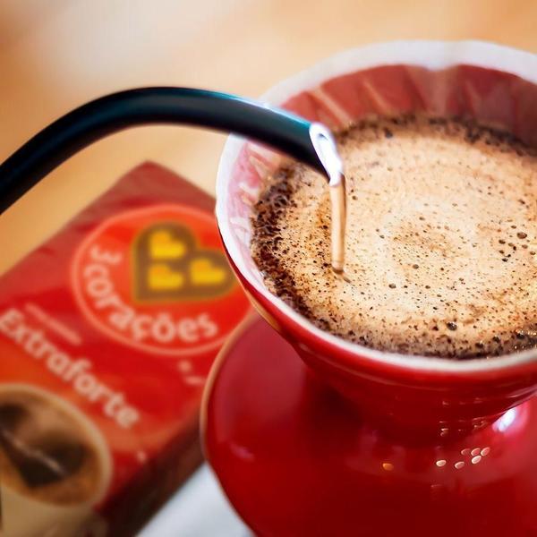 Café Três Corações Extra Forte Kit 10 Pacotes A Vácuo 250G - Tres Coracoes Imagem de Café Três Corações Extra Forte Kit 10 Pacotes A Vácuo 250G