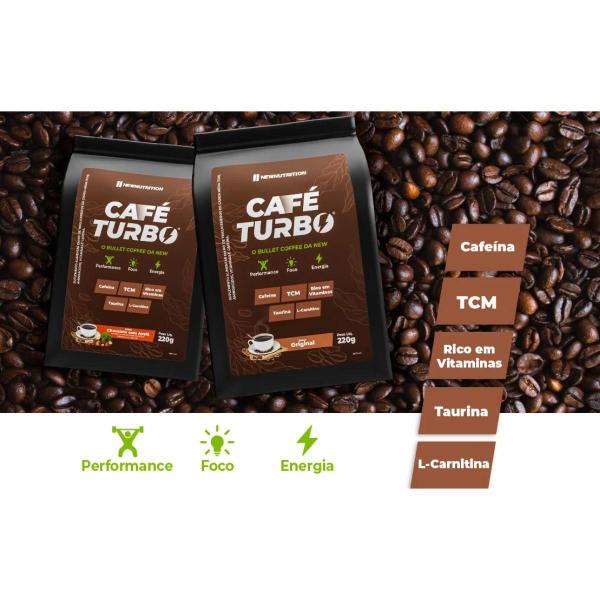 Imagem de Café Turbo em Pó 220g New Nutrition