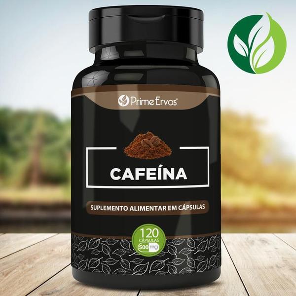 Imagem de Cafeína 500Mg 120 Cápsulas Prime Ervas