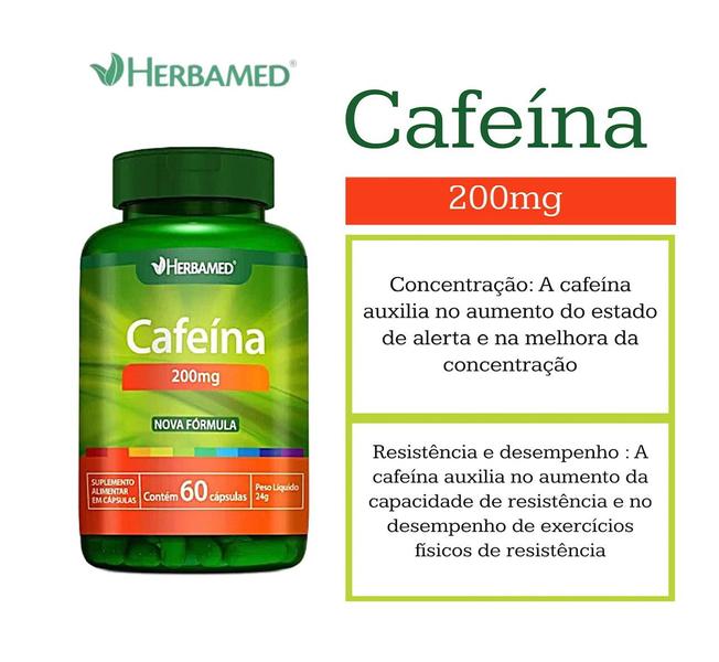 Imagem de Cafeína 60 Cápsulas - Herbamed