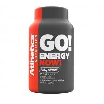 Imagem de Cafeína Go! Energy Now 210mg - 60 Cápsulas Atlhetica Nutrition