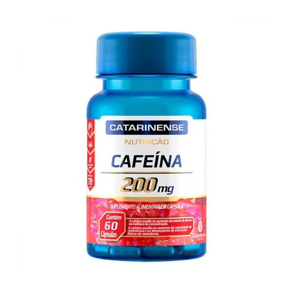 Imagem de Cafeína Suplemento Alimentar 200mg Catarinense 60 Capsulas 