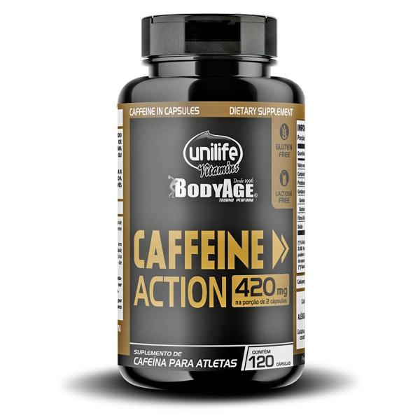 Imagem de Cafeína Unilife Caffeine Action 120 Cápsulas 420mg por Porção 