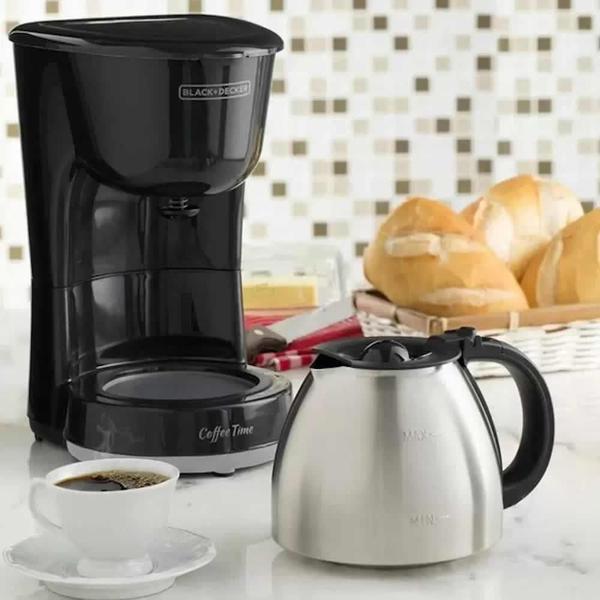 Imagem de Cafeteira Black E Decker 15 Cafés Com Jarra Inox 220V