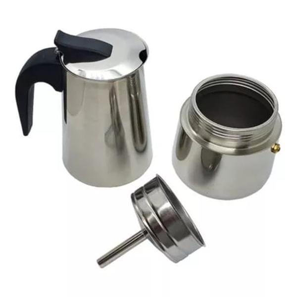 Cafeteira café expresso italiana inox clássica - Filó Moda Imagem de Cafeteira café expresso italiana inox clássica