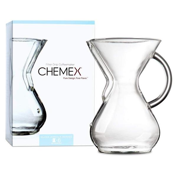 Imagem de Cafeteira Chemex Pour-Over Glass para 6 xícaras com alça de vidro