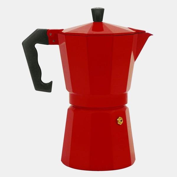 Imagem de Cafeteira de Fogão Moka Italiana De Alumínio até 6 Xícaras