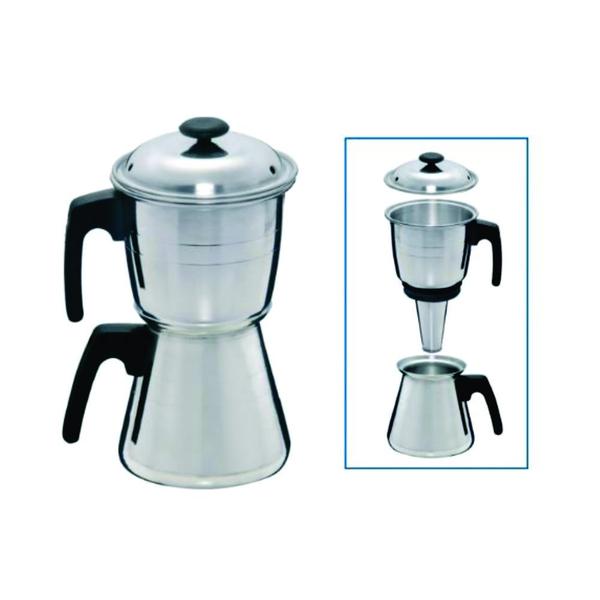 Cafeteira Econômica Tipo Italiana Alumínio Polido - Nutri Family Equipamentos Imagem de Cafeteira Econômica Tipo Italiana Alumínio Polido