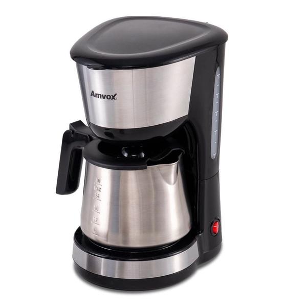 Cafeteira Elétrica 900W ACF 927 30 Xicaras Inox 1,5L Amvox Cafeteira Elétrica 900W ACF 927 30 Xicaras Inox 1,5L Amvox