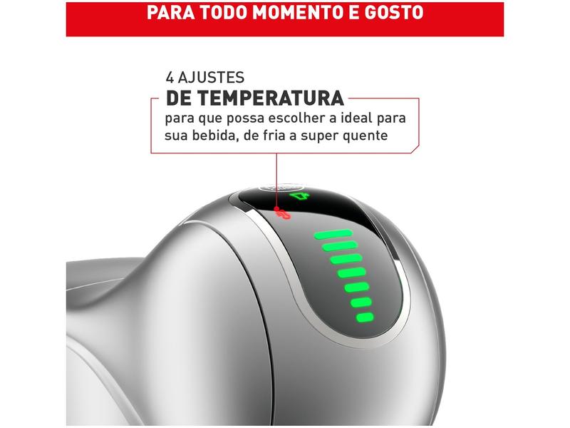 Imagem de Cafeteira Elétrica Arno Nescafé Dolce Gusto Genio S Touch DGS4 Cinza