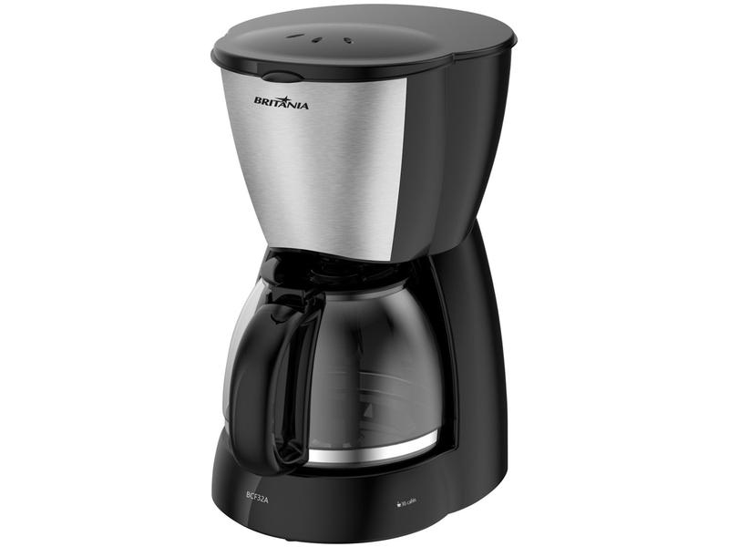 Cafeteira Elétrica Britânia BCF32 30 Cafés Preta Cafeteira Elétrica Britânia BCF32 30 Cafés Preta