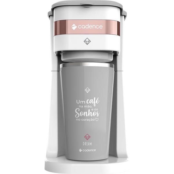 Cafeteira Elétrica Cadence Dream Rosé Gold com Copo Térmico Cafeteira Elétrica Cadence Dream Rosé Gold com Copo Térmico