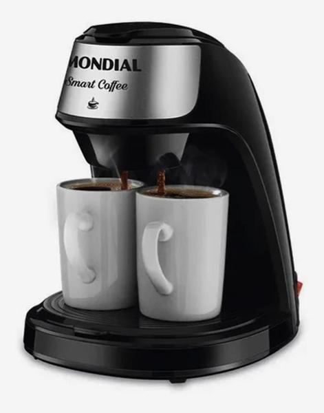 Imagem de Cafeteira Elétrica Mondial Smart + 2 Xicaras De 250Ml C42