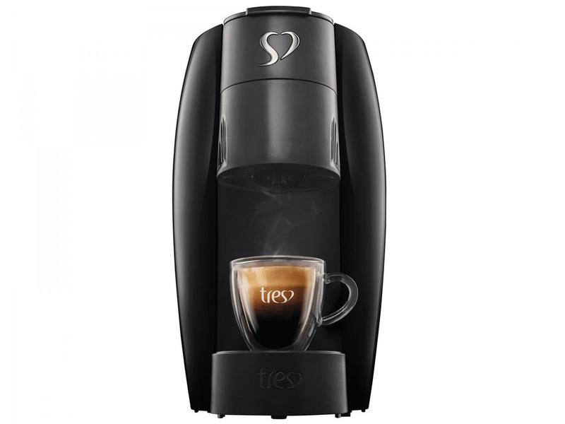 Cafeteira Espresso 3 Corações Lov Preto Cafeteira Espresso 3 Corações Lov Preto