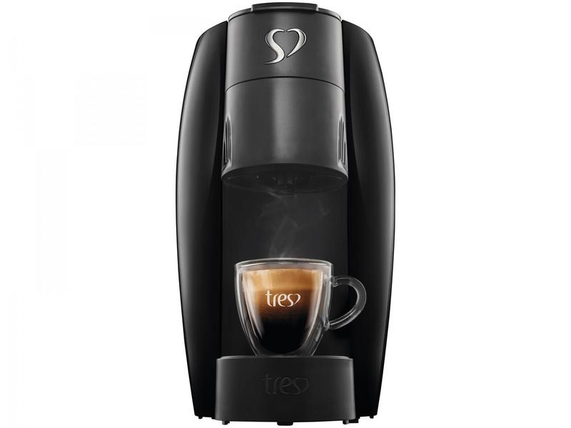 Cafeteira Espresso 3 Corações Lov Preto Cafeteira Espresso 3 Corações Lov Preto