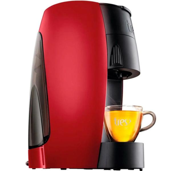 Imagem de Cafeteira Espresso TRES Coracoes LOV - 20039019  Vermelho  110 VOLTS