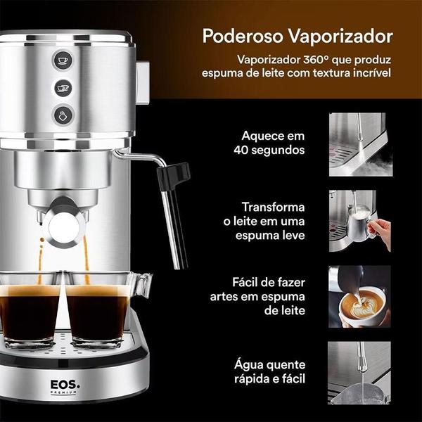 Imagem de Cafeteira Expresso Italiana Dupla Saída 220V Ecf01Ec - Eos