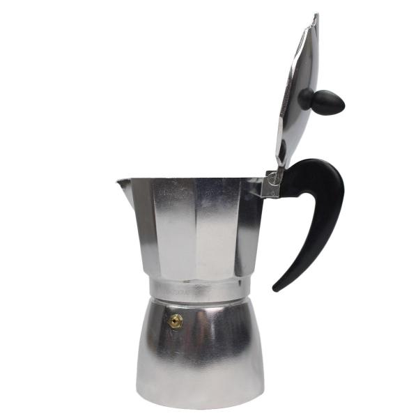 Cafeteira Expresso tipo Italiana 6 Xícaras Alumínio - Hauskraft Imagem de Cafeteira Expresso tipo Italiana 6 Xícaras Alumínio