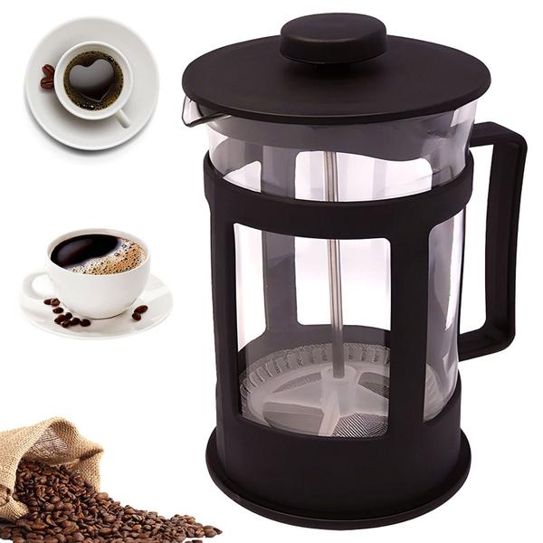 Imagem de Cafeteira Francesa Elegante 600ml Café Expresso Cremoso Capuccino Chá