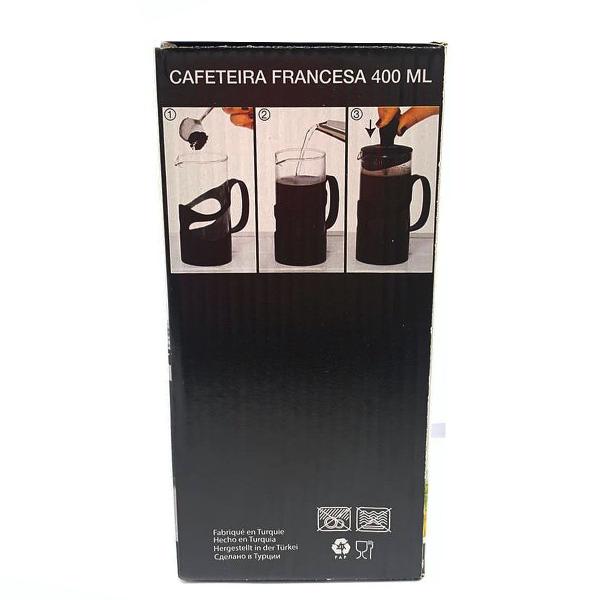 Imagem de Cafeteira Francesa Para Café 400 ml Plástico 20 cm Com Alça