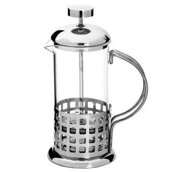 Imagem de Cafeteira Francesa Pressão - French Press - Inox e Vidro 600ml - Clink