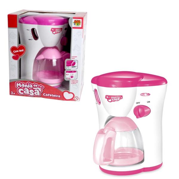 Cafeteira Infantil Expresso Brinquedo Menina Dm Toys 6671 Imagem de Cafeteira Infantil Expresso Brinquedo Menina Dm Toys 6671
