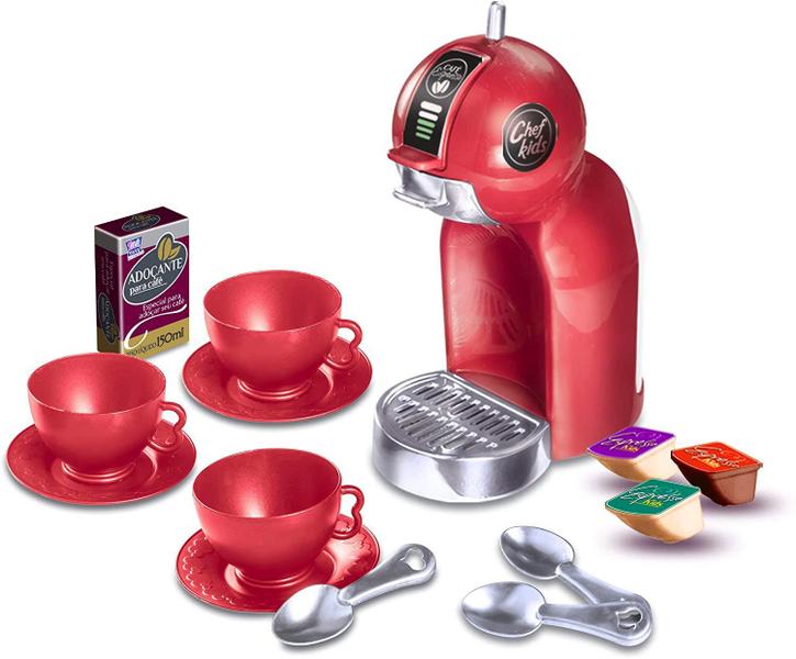 Cafeteira Infantil Expresso Gourmet Chef Kids - Zuca Toys Imagem de Cafeteira Infantil Expresso Gourmet Chef Kids - Zuca Toys