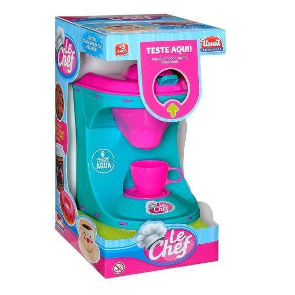 Cafeteira Infantil Le Chef C/ Som E Luz Usual Brinquedos Imagem de Cafeteira Infantil Le Chef C/ Som E Luz Usual Brinquedos