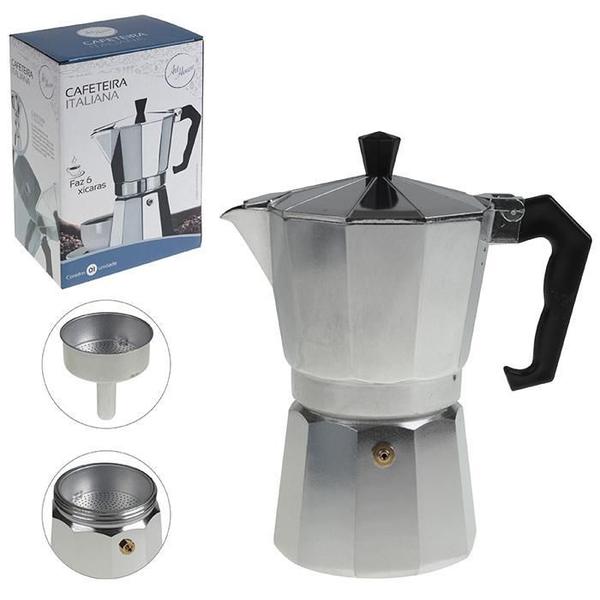 Imagem de Cafeteira Italiana 300ml + 12 Canecas Esmaltadas Vintage