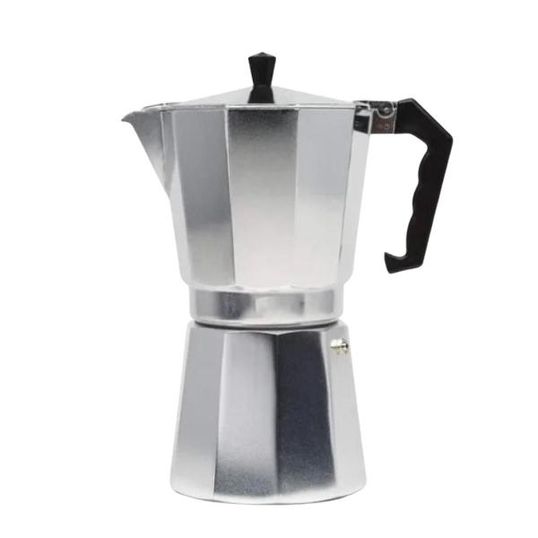 Imagem de Cafeteira Italiana 9 Xícaras Moka Pot em Alumínio Prata