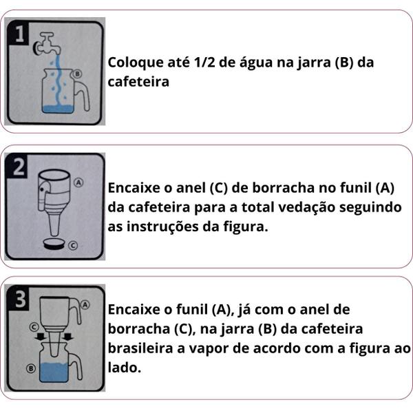 Imagem de Cafeteira Italiana a Vapor Manual 1,6 Litros Em Alumínio Extra Cafeteira Brasileira Econômica