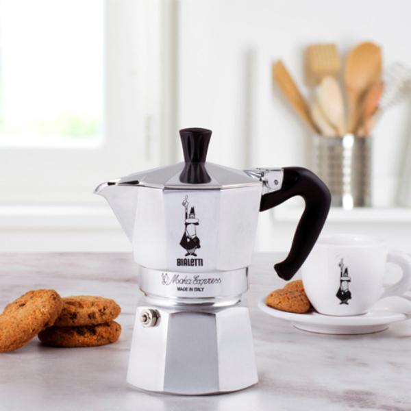 Imagem de Cafeteira italiana bialetti nuova moka express 3 xícaras café espresso italiano importada itália filtro permanente