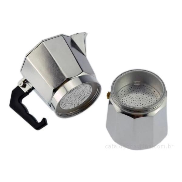 Imagem de Cafeteira Italiana de Aluminio 450ml Inox Wincy Rocie 