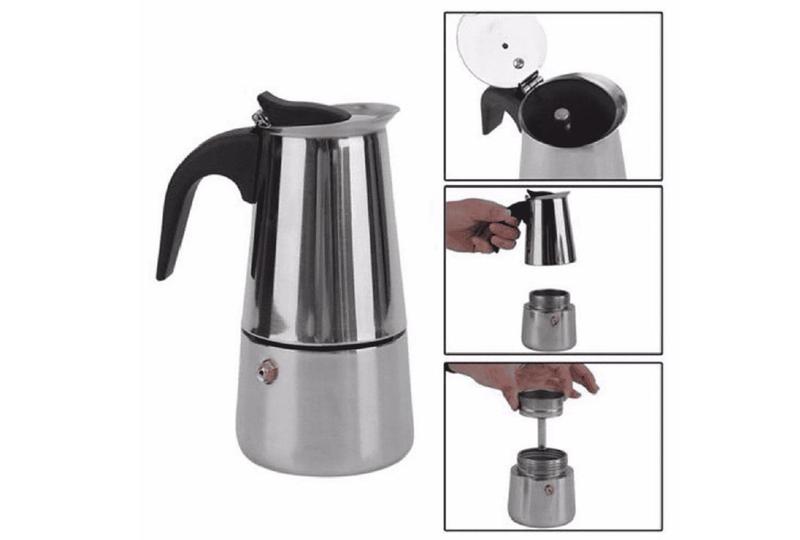 Imagem de Cafeteira Italiana Em Aço Inox 450 Ml 9 Xícaras