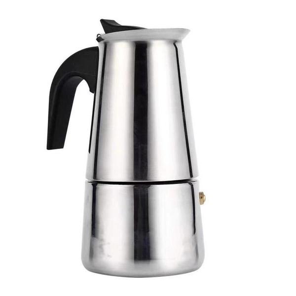 Imagem de Cafeteira Italiana em Aço Inoxidável Café Expresso 12 Xícaras Moderna 600ml