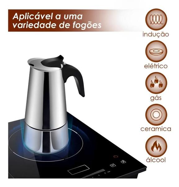 Imagem de Cafeteira Italiana Expresso Café 9 Xícaras 450Ml