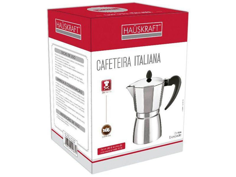 Imagem de Cafeteira Italiana Hauskraft CAFT-006AL - 6 Xícaras