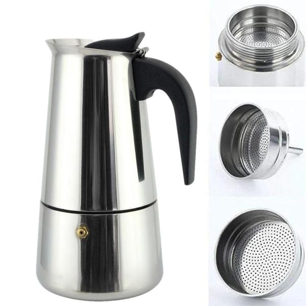 Imagem de Cafeteira Italiana Inox Expresso Manual 500ml 9 Xícaras Café