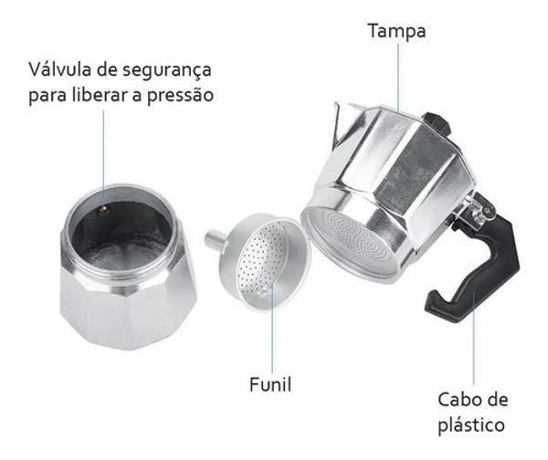 Imagem de Cafeteira Italiana Manual Alumínio 9 Xícaras Café Expresso