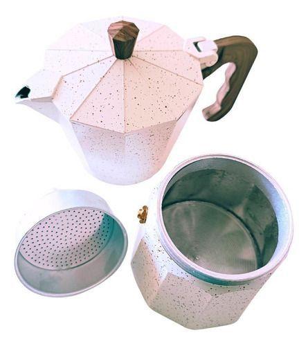 Cafeteira Italiana Mármol Para 6 Cafezinhos Alumínio 300ml - Mimo Style Imagem de Cafeteira Italiana Mármol Para 6 Cafezinhos Alumínio 300ml